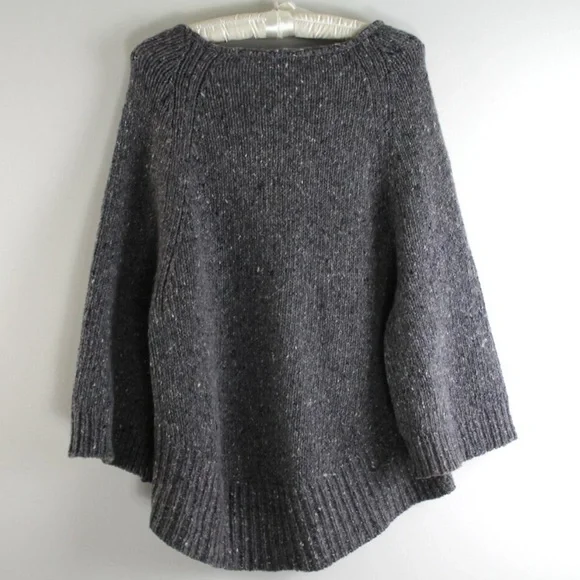 Theory Wool Cashmere Jufina Granito
Grey Speckle Wide Sleeve Pullover
Sweater - Picture 2 of 8